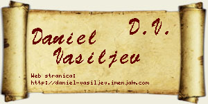 Daniel Vasiljev vizit kartica